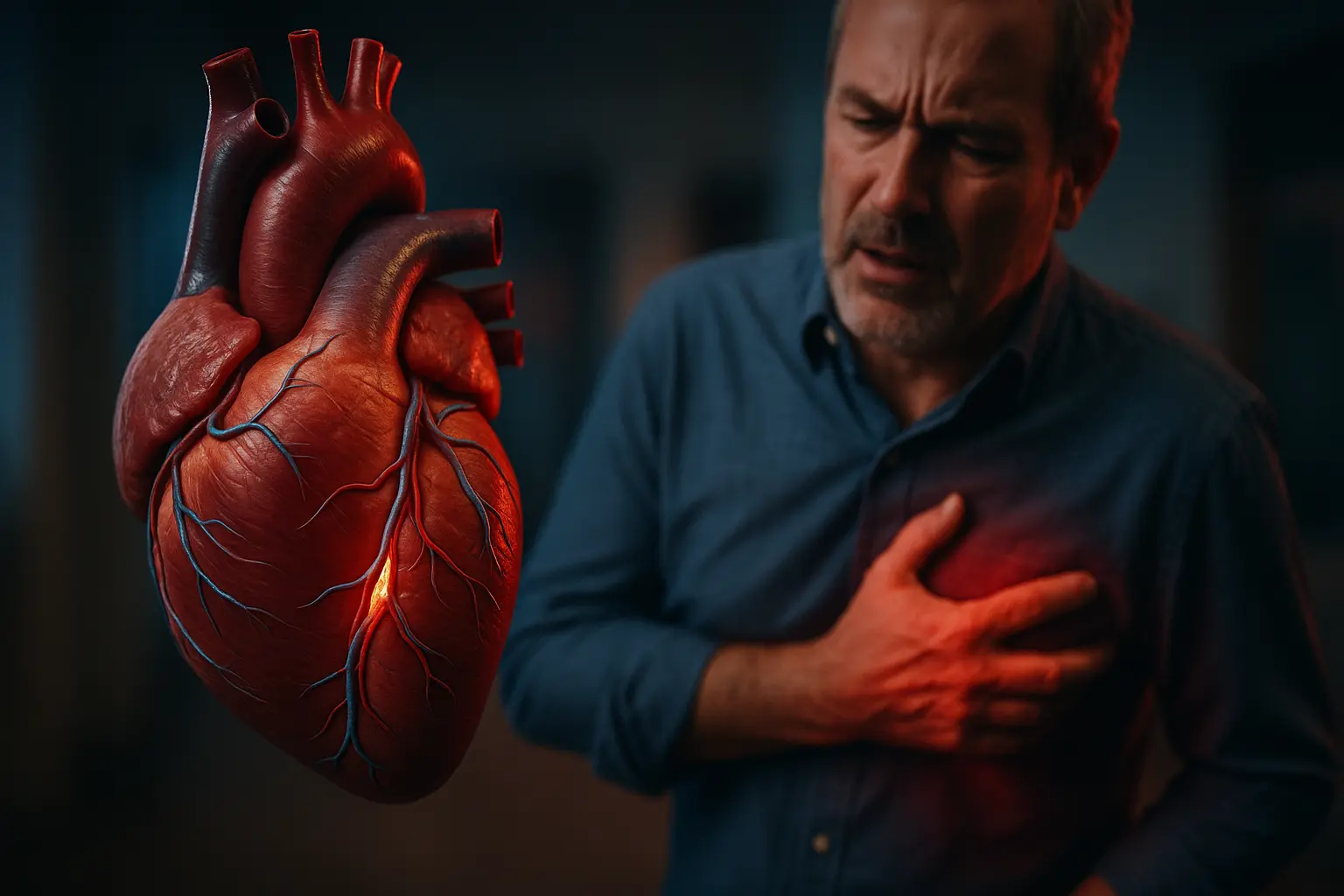 Angina pectoris: Engegefühl in der Brust richtig einordnen